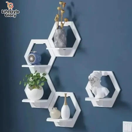 Lifestyle Glory Brand Hexagon Wall Shelf