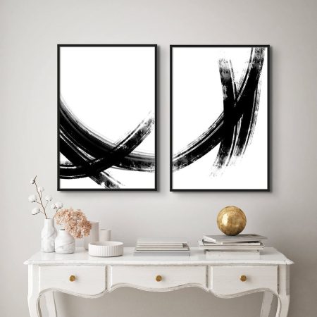 CRAZY STROKES WALL GALLERY SET