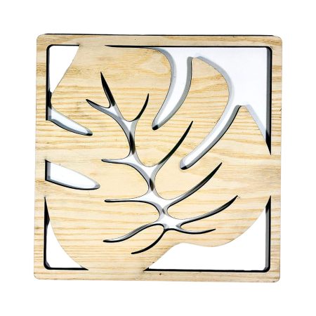 Square Shape Wooden Wall Decor Scenery